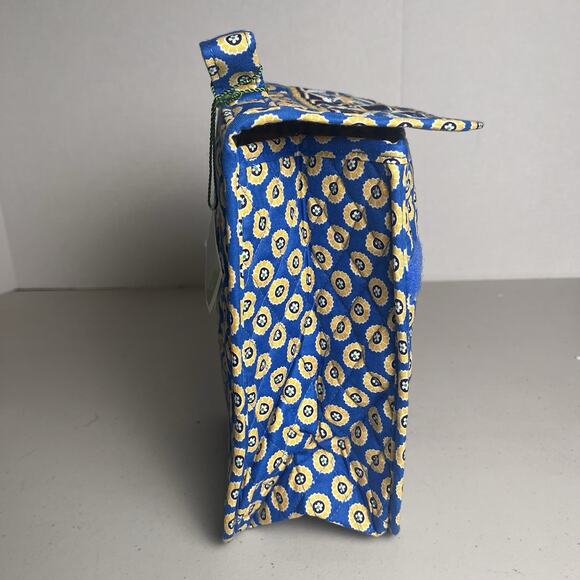 Vera Bradley Out To Lunch Riviera Blue Hook Loop Closure Plastic Lined Lunchbox - Picture 9 of 10